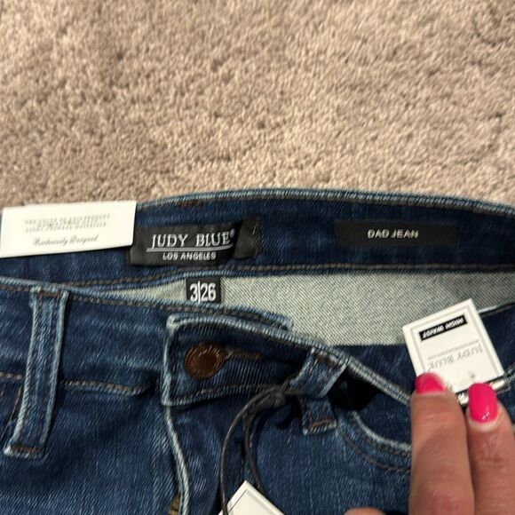 Just Blue high waist dad Jean size 3/26 stretchy! - Picture 4 of 11